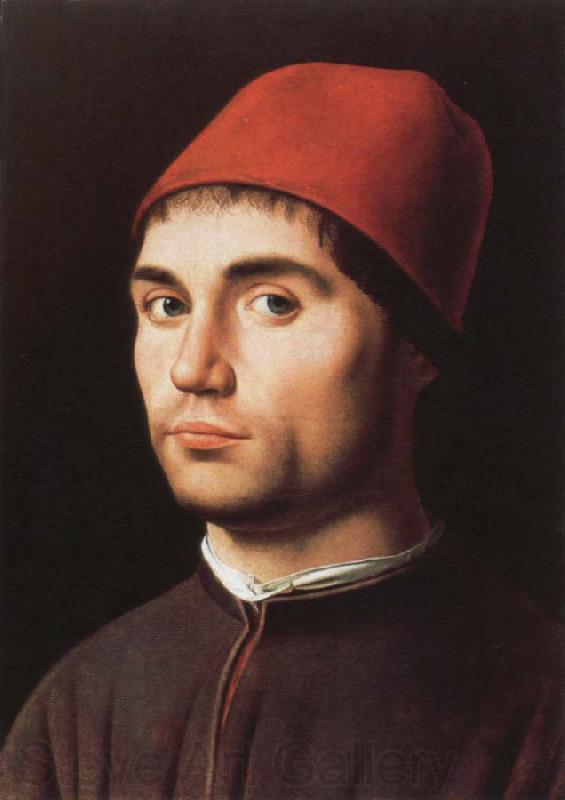Antonello da Messina Prtrait of a Man Spain oil painting art